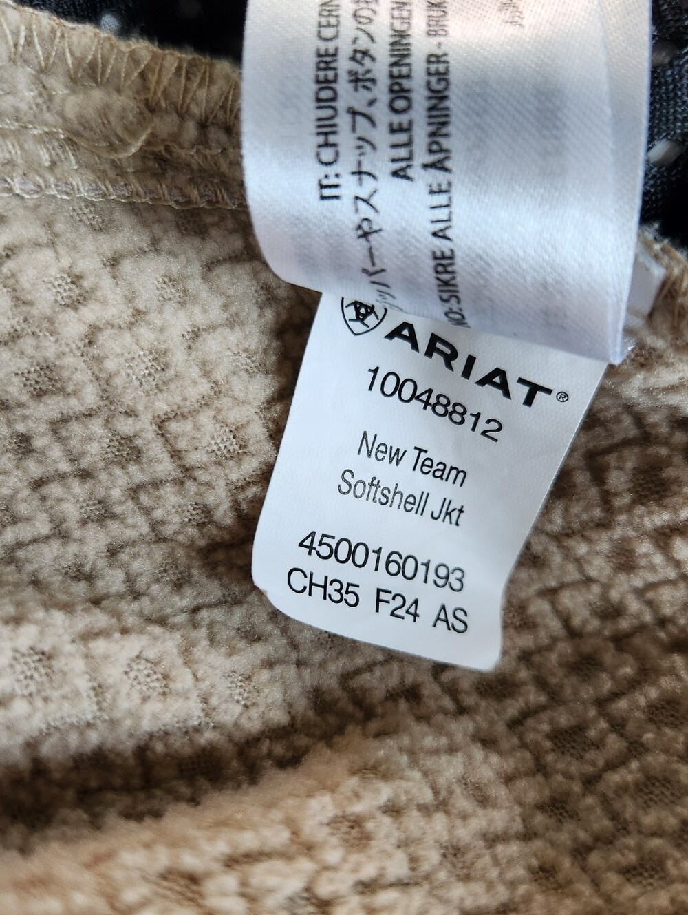 Ariat Tek New Team Southwestern Softshell Jacket Womens L Sahara Western Aztec - Picture 15 of 16